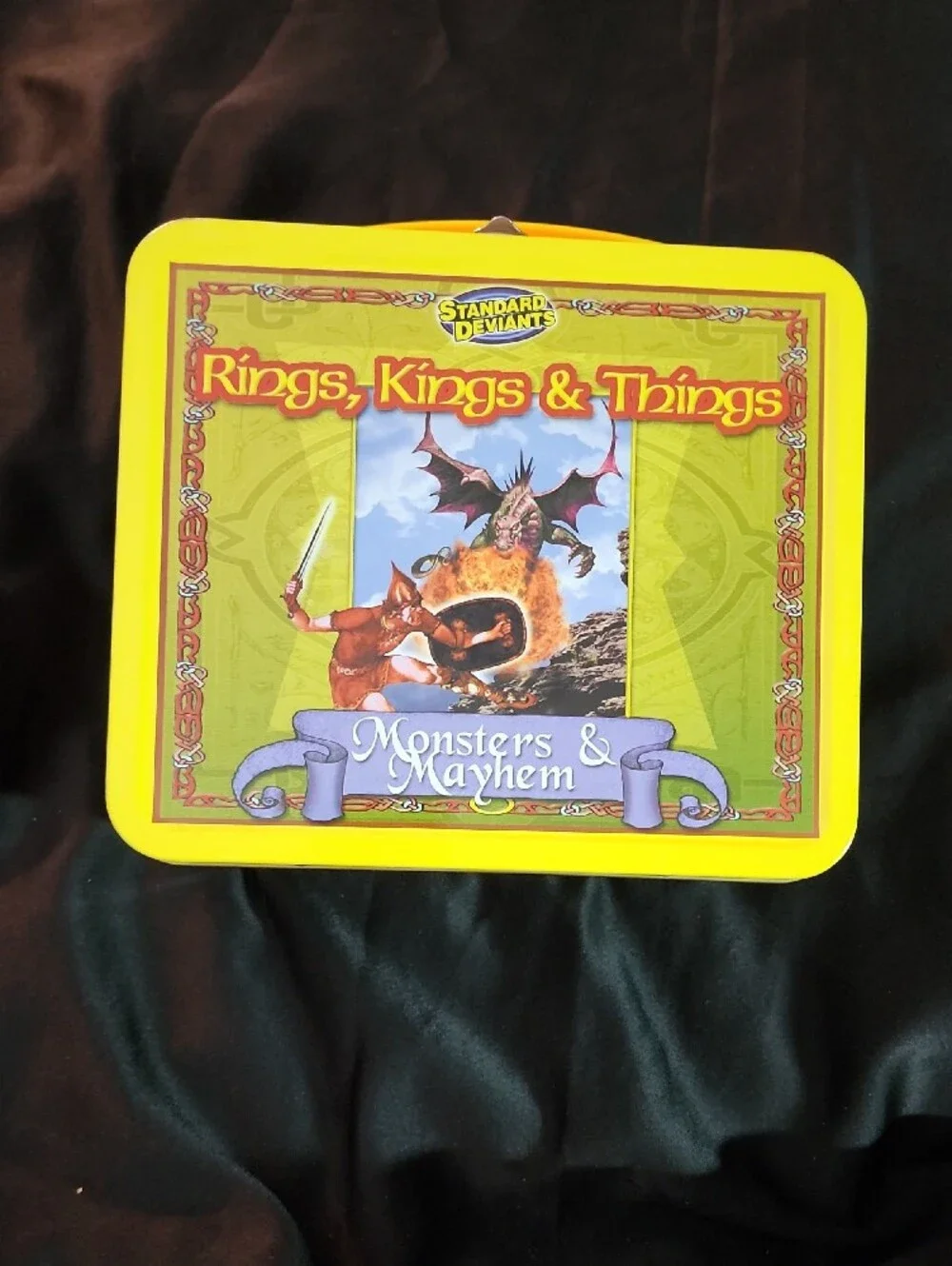 Rings, Kings & Things Monsters & Mayhem Yellow Tin